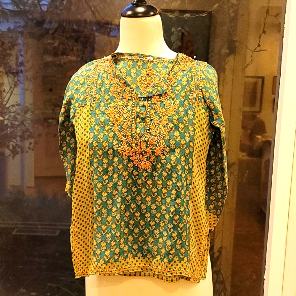 Indian silk shirt